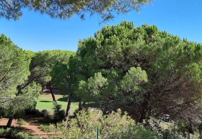Green des Golf de Valescure, angrenzend an den Garten des Ferienhauses 83VAGU, Côte d'Azur
